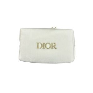 Dior White Makeup Bag